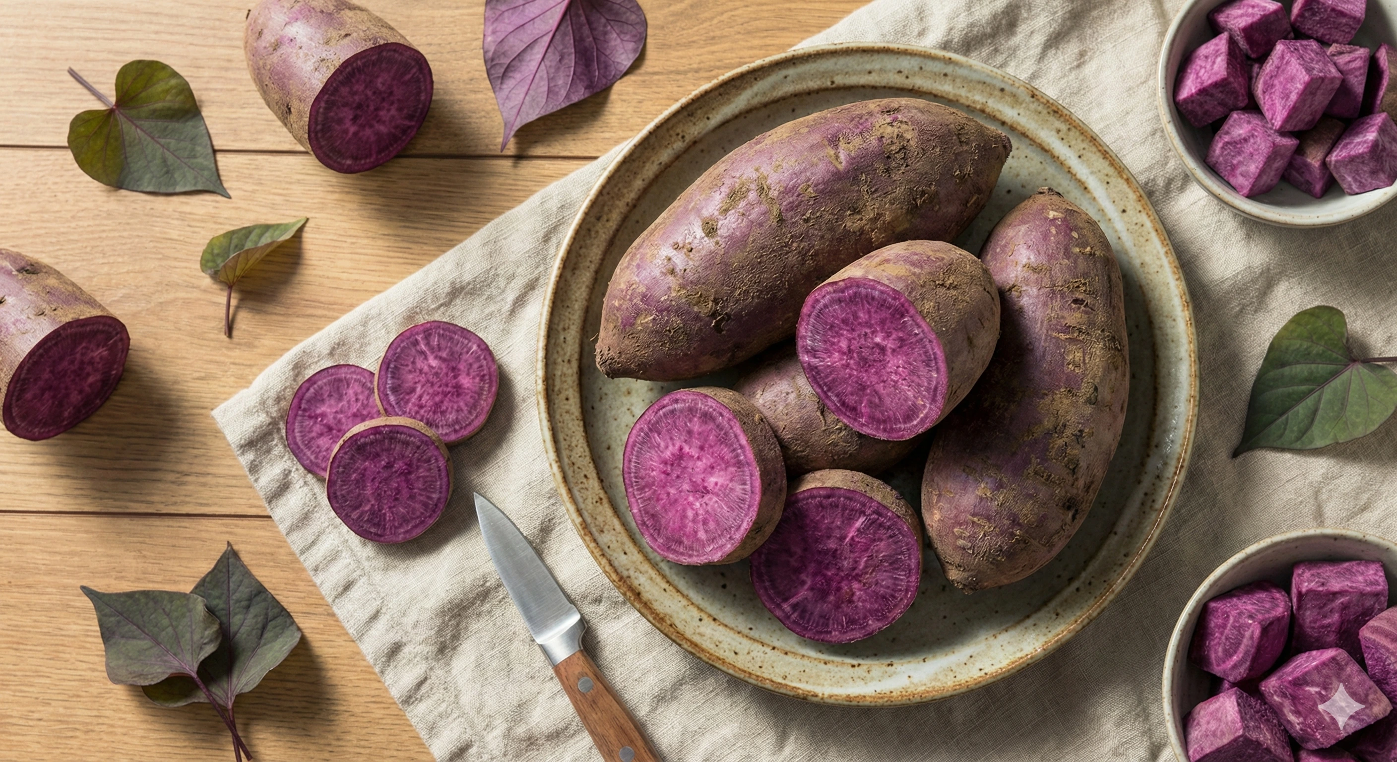 Rauwe ube wortel (Dioscorea alata)