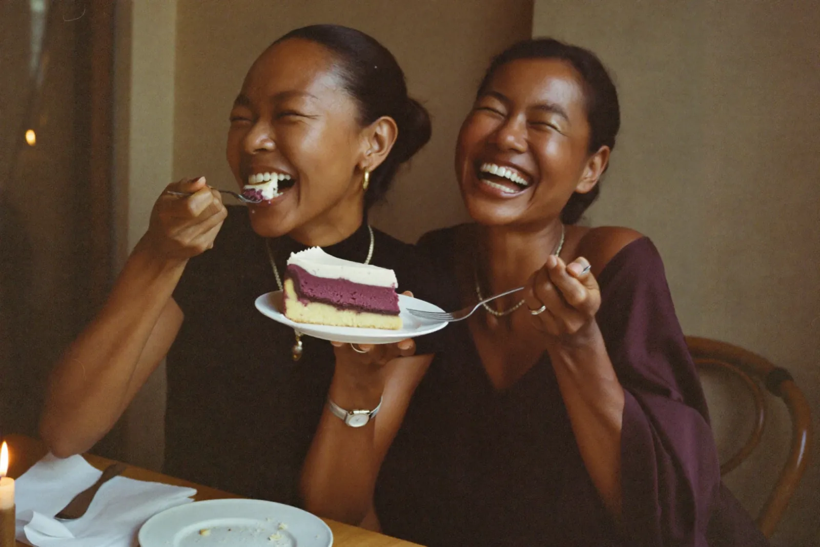 Ube cheesecake