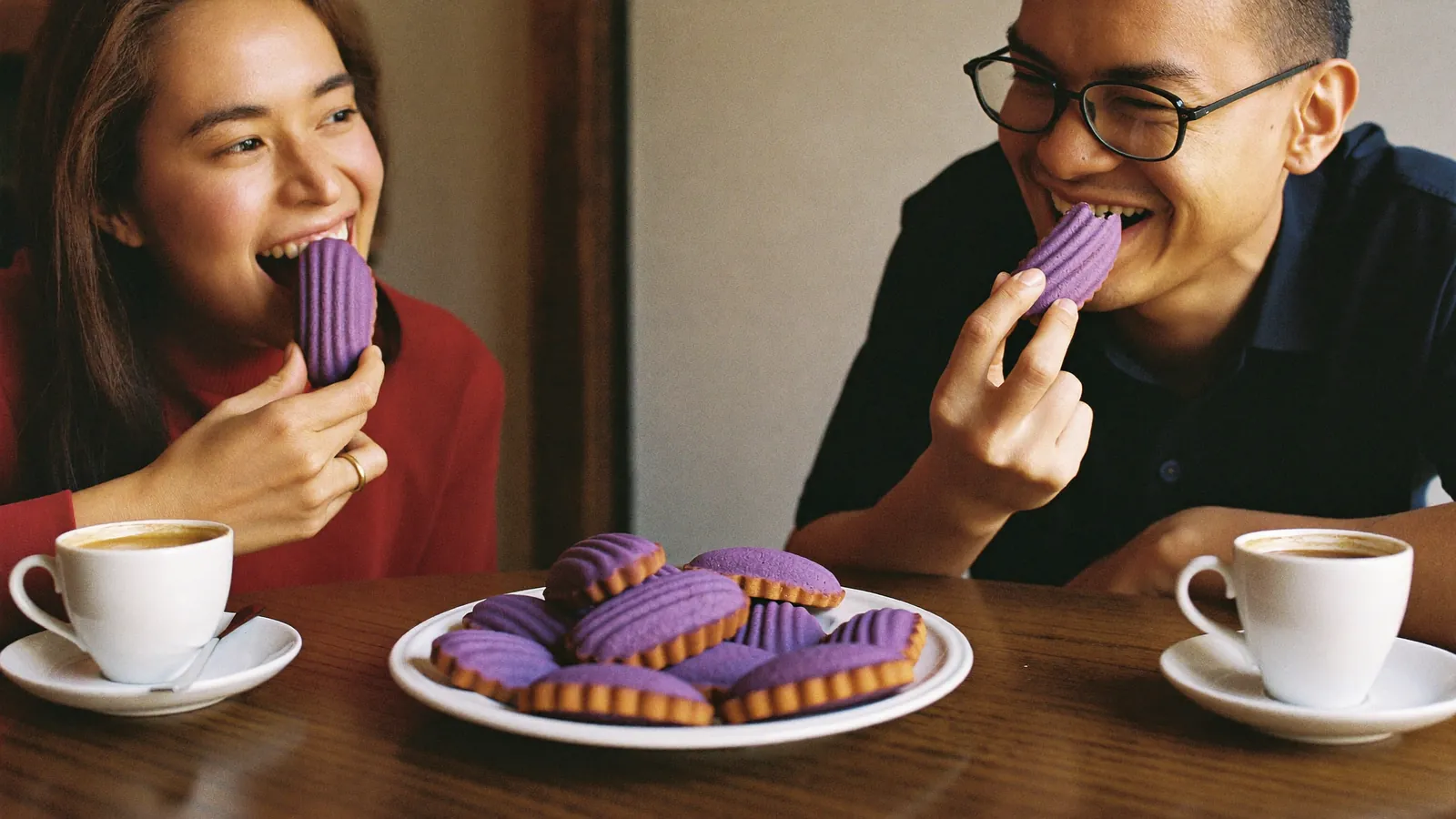Ube madeleines